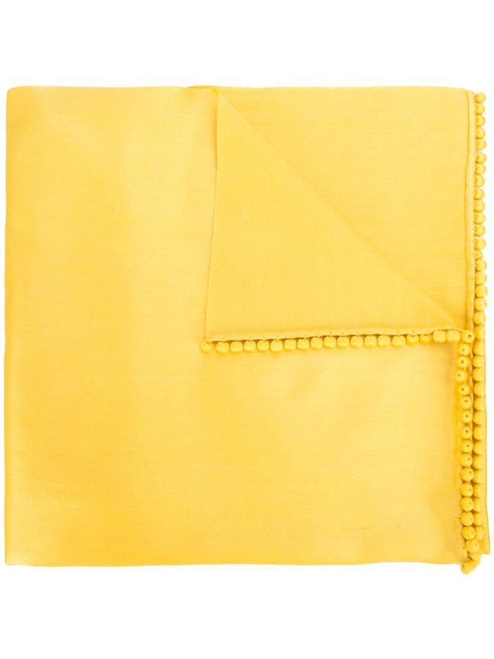 Bajra - Neon Scarf - Women - Silk/cashmere - One Size, Yellow/orange, Silk/cashmere