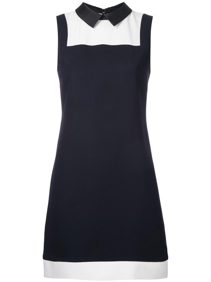 Loveless Colour Block Dress, Women's, Size: 36, Blue, Polyester