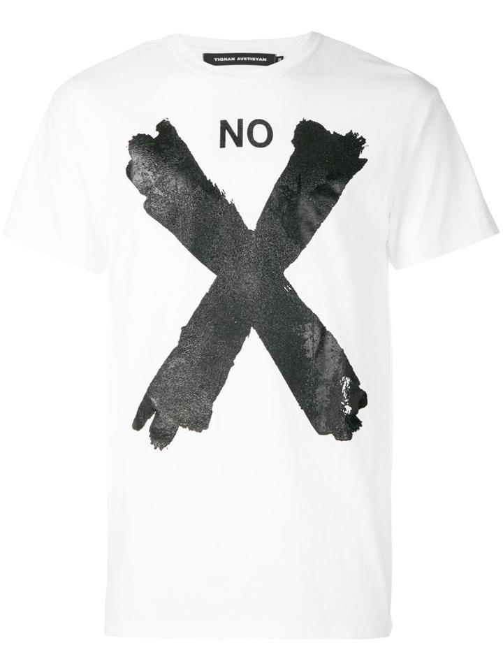 Tigran Avetisyan By Pavel An X Printed T-shirt - White