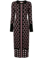Temperley London Eyelet Detail Fitted Dress - Black