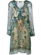 Roberto Cavalli - Potpourri Printed Dress - Women - Silk/polyester - 42, Silk/polyester
