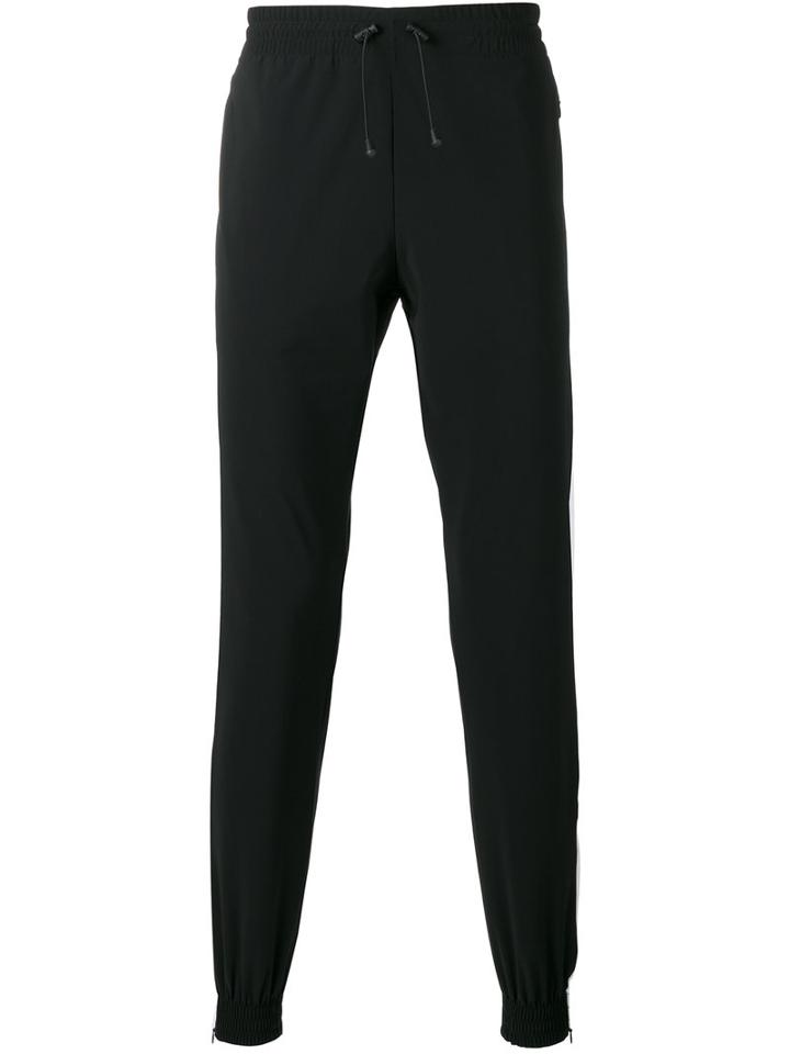 Hydrogen Side Stripe Track Pants, Men's, Size: Xl, Black, Polyamide/spandex/elastane