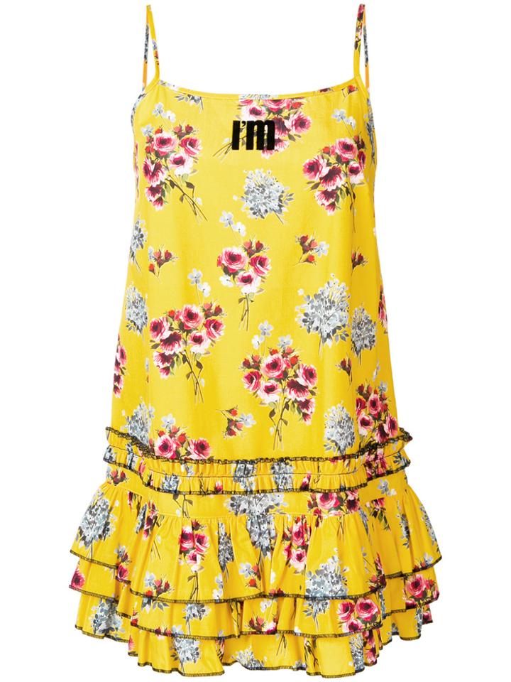I'm Isola Marras Floral Print Dress - Yellow & Orange