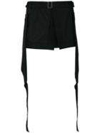 Les Hommes Skirt Shorts - Black