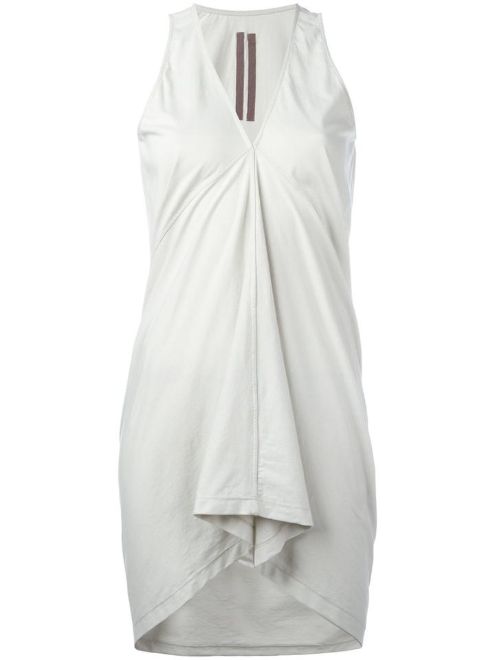 Rick Owens Drkshdw Kite Tank Top, Women's, Size: Large, White, Cotton