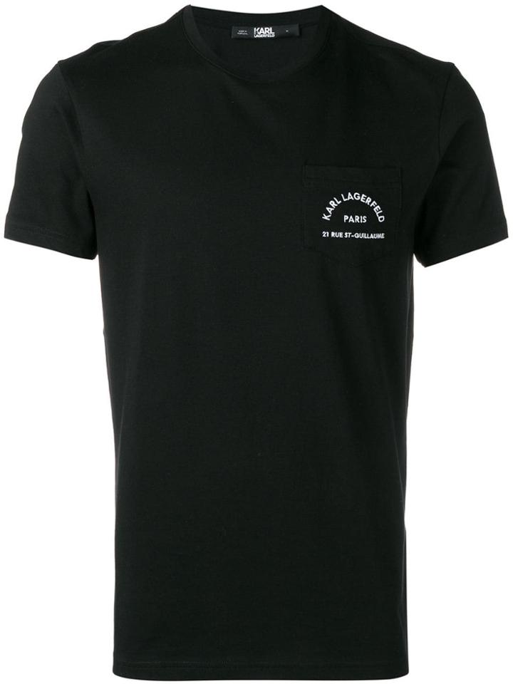 Karl Lagerfeld Chest Pocket T-shirt - Black