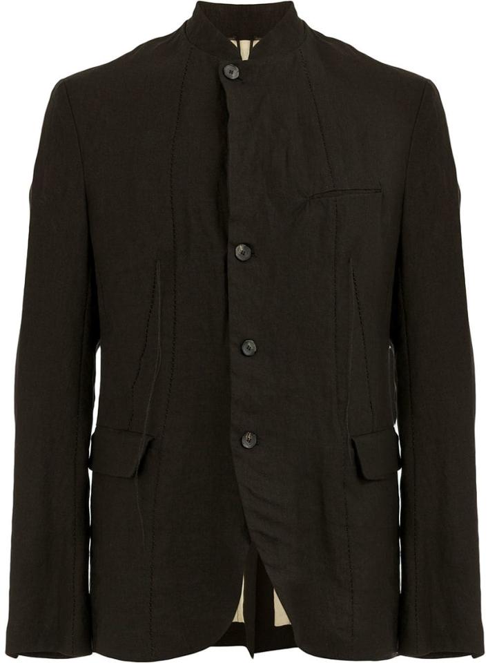 Masnada Classic Fitted Blazer - Black