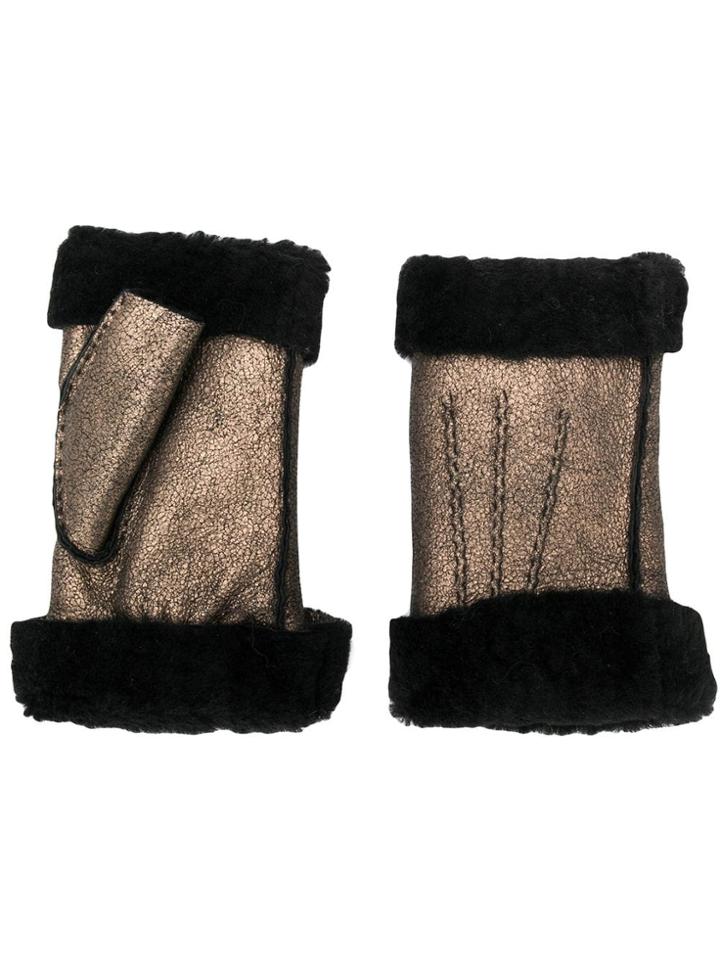 Gala Gloves Fingerless Gloves - Black