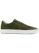 Hide & Jack Crocodile Effect Low Top Sneakers - Green