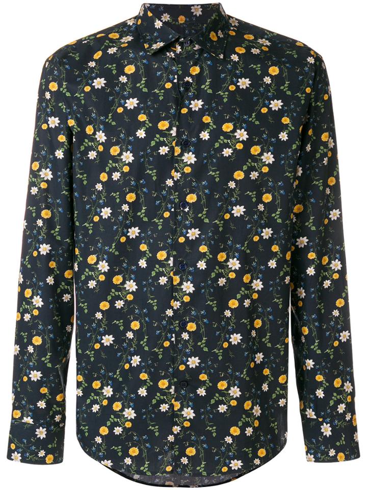 Tiger Of Sweden Floral Farrell Shirt - Blue