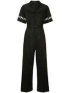 G.v.g.v. Lace-up Detail Jumpsuit - Black