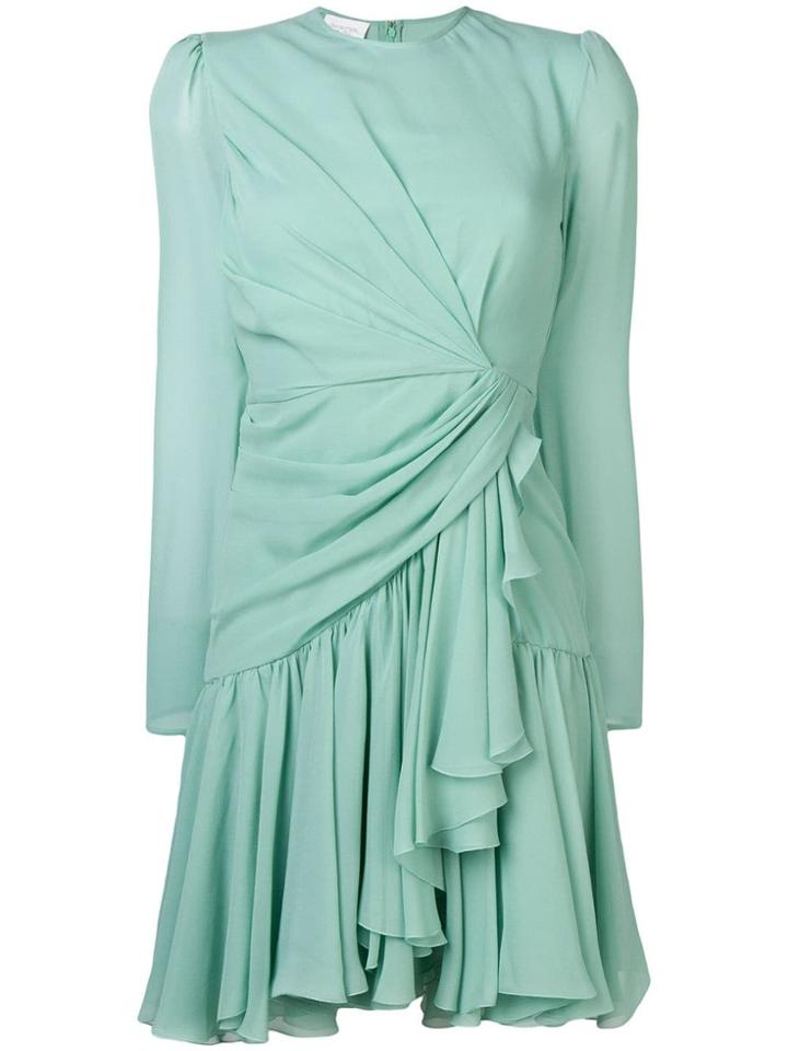 Giambattista Valli Long-sleeve Shift Dress - Green