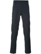 Les Hommes Straight Leg Trousers, Men's, Size: 54, Grey, Cotton/nylon/virgin Wool/rubber