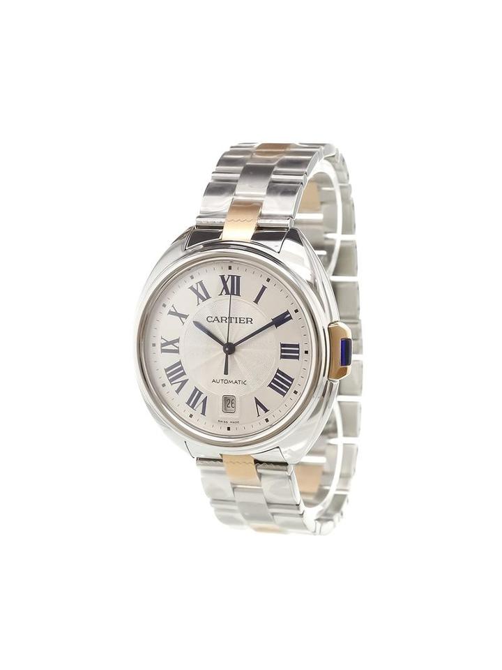 Cartier 'clé' Analog Watch, Adult Unisex, Stainless Steel