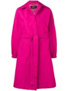 Rochas Oversized Fit Coat - Pink