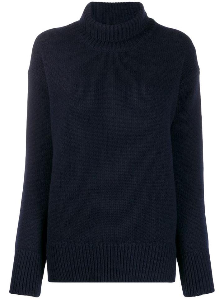 Plan C Turtleneck Jumper - Blue