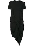 Rick Owens Drkshdw Asymmetric Panelled T-shirt - Black