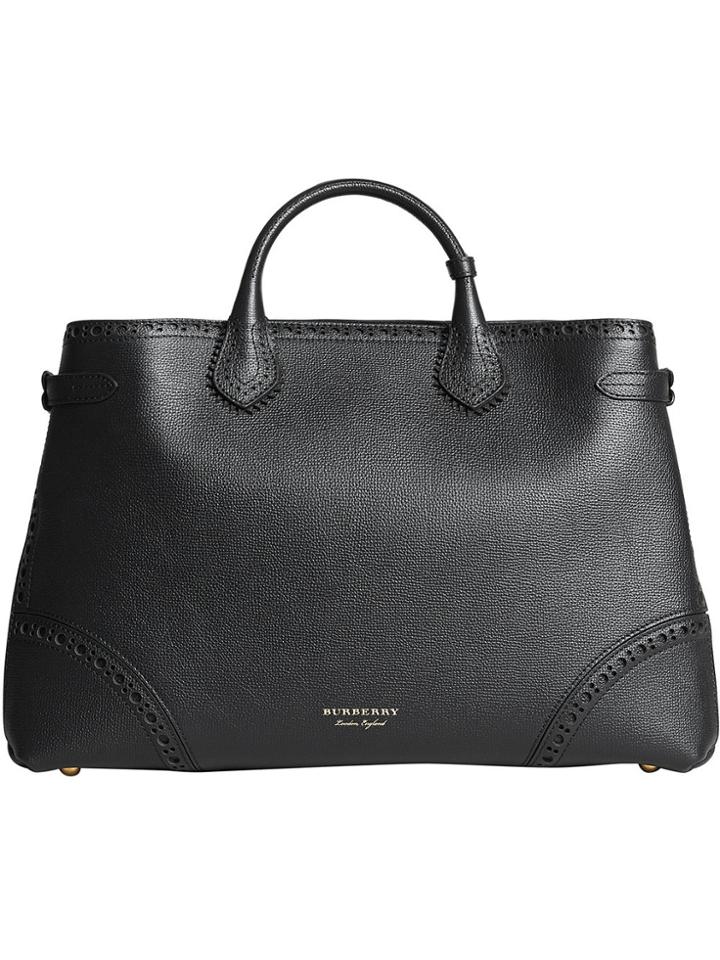 Burberry Large Banner Tote - Black