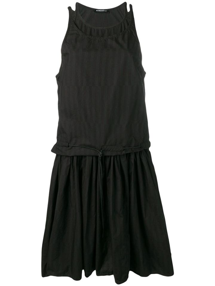 Rundholz Drawstring Midi Dress - Black