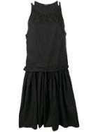 Rundholz Drawstring Midi Dress - Black