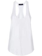 Alexandre Vauthier Embellished Tank Top - White