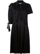 Maison Margiela Asymmetric Sleeve Shirt Dress - Black