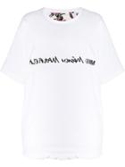 Mm6 Maison Margiela Logo Reversible T-shirt - White