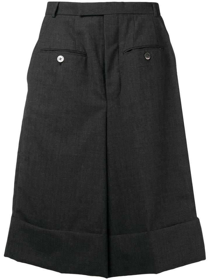 Thom Browne Oversized Reverse Short - Grey