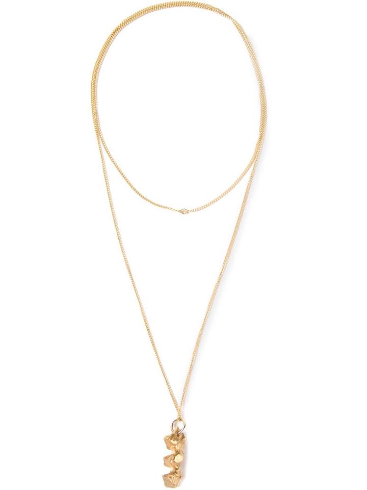 Imogen Belfield 'triple Star' Necklace, Women's, Metallic