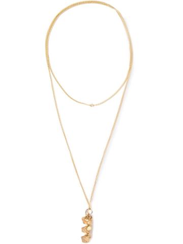 Imogen Belfield 'triple Star' Necklace, Women's, Metallic