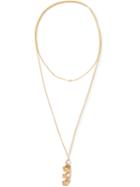 Imogen Belfield 'triple Star' Necklace, Women's, Metallic