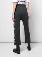 R13 Loose-styled Jersey Trousers - Black