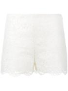 Valentino Lace Shorts, Women's, Size: 38, Nude/neutrals, Cotton/viscose/polyamide/spandex/elastane