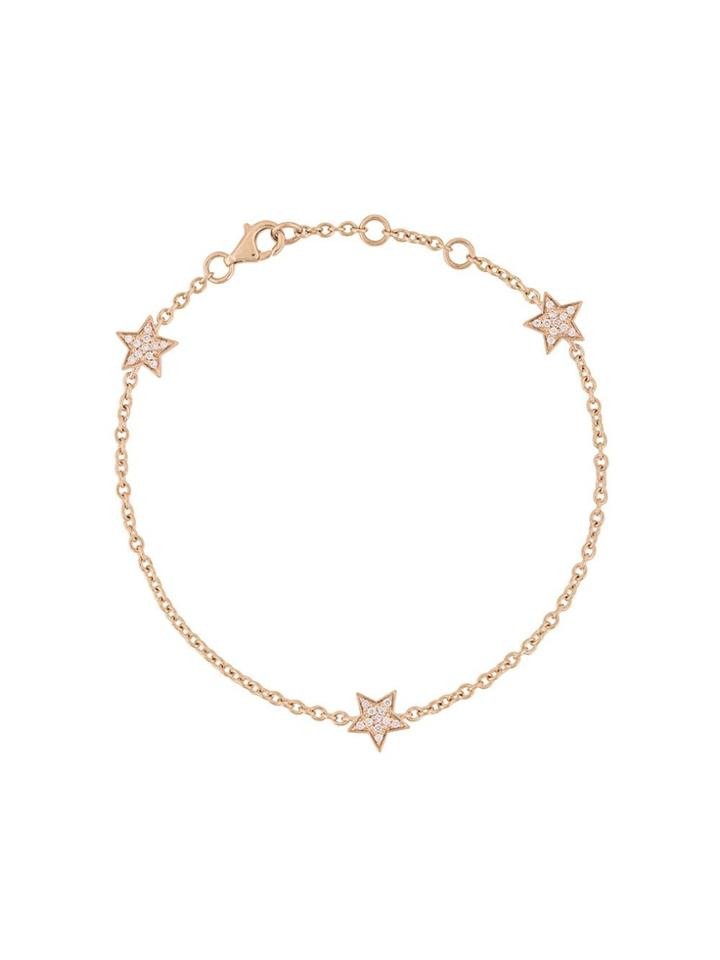 Alinka Stasia Mini Triple Star Diamond Bracelet - Metallic