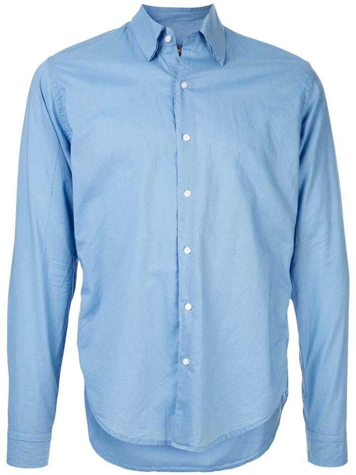 Jac+ Jack Plain Fitted Shirt - Blue