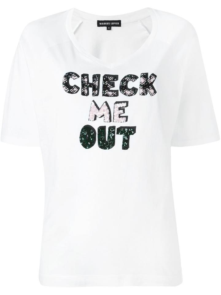 Markus Lupfer 'check Me Out' T-shirt