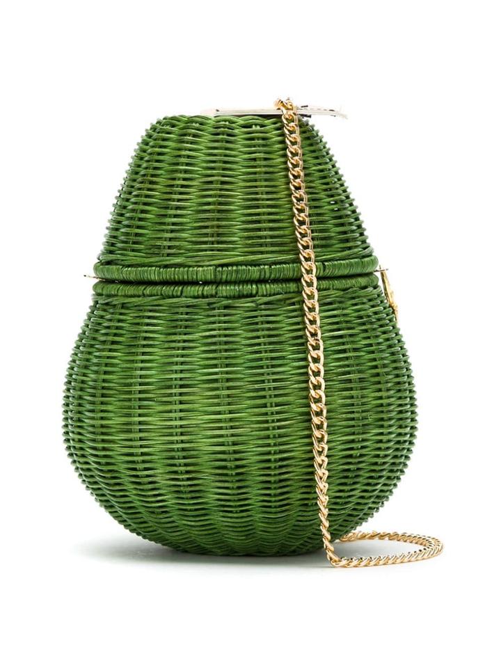 Serpui Straw Bag - Green
