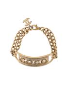 Chanel Pre-owned Logo Bracelet - Gold