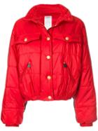 Chanel Pre-owned Quilted Bomber Jacket - Red