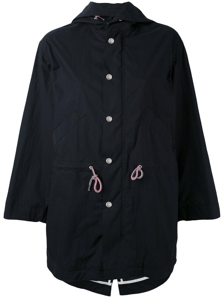 Maison Kitsuné - Water Repellent Parka - Women - Cotton - Xs, Blue, Cotton