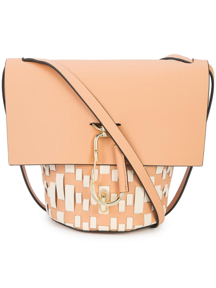 Zac Zac Posen Belay Woven Crossbody Bag - Brown