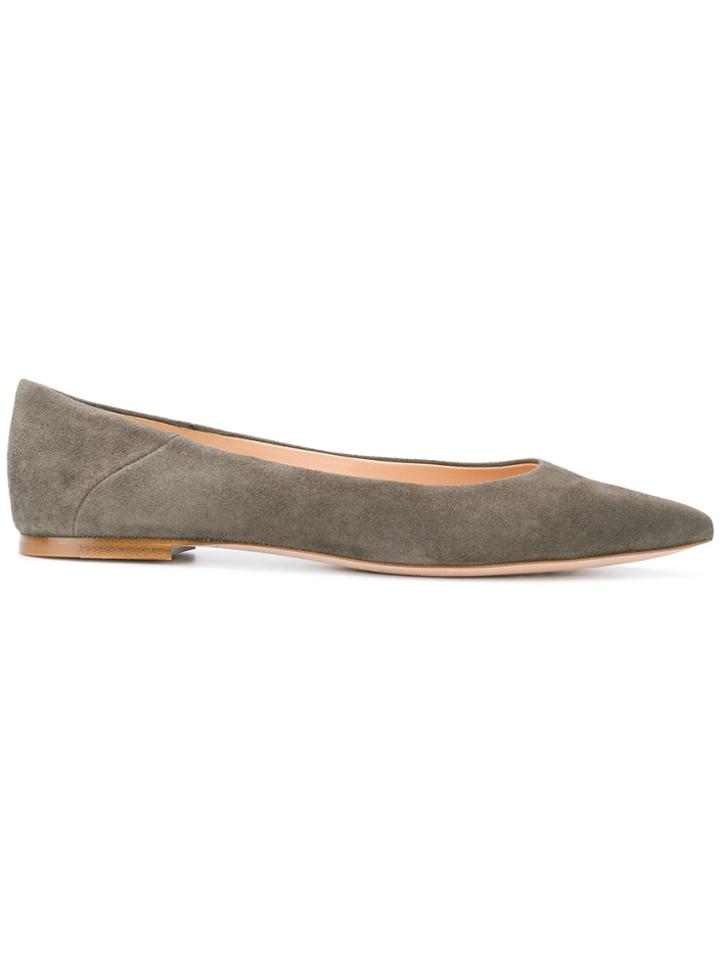 Unützer Pointed Ballerinas - Green