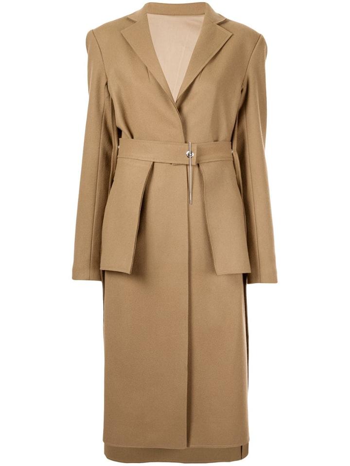 Boyarovskaya Belted Utility Coat - Brown