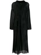 Jean Paul Gaultier Pre-owned Sheer Kaftan Dress - Black