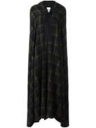 Maison Margiela Checked Long Length Cape, Women's, Size: Small, Wool