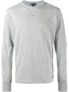 Y-3 Cotton Long Sleeved Logo T-shirt - Grey