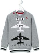 Philipp Plein Kids 'have Fun' Sweatshirt, Boy's, Size: 6 Yrs, Grey