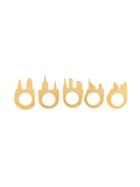 Catalina D'anglade Madisson Five-ring Set - Yellow & Orange