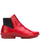 Trippen Sock Chen Boots - Red