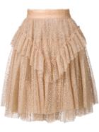 Dsquared2 Layered Tulle Skirt - Nude & Neutrals
